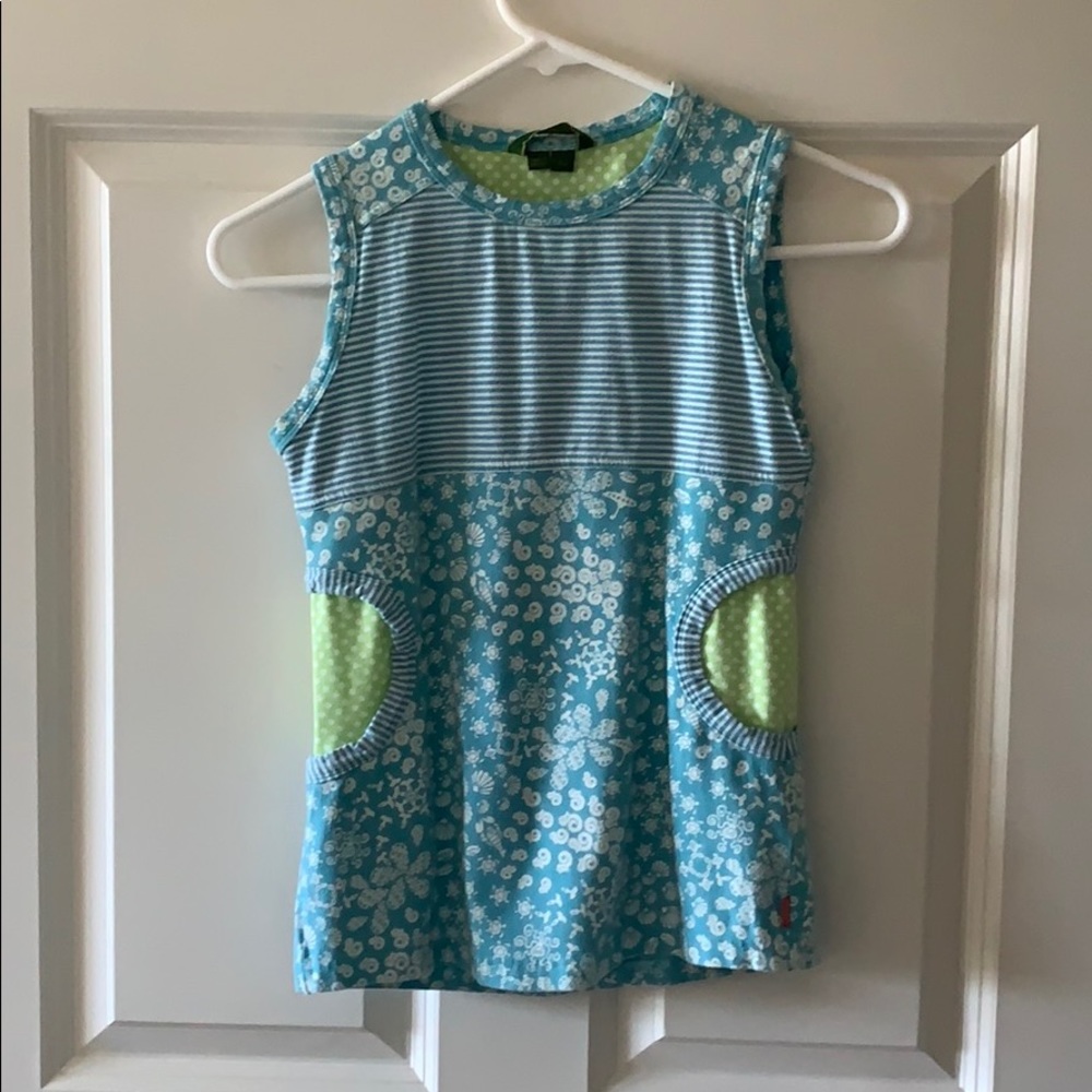 Girls green and blue Oilily short-sleeve shirt